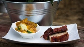 Folge21  Krustenbraten vom Schweinebauch amp Kartoffelgratin Deutsches BBQ und GrillRezept [upl. by Lede]