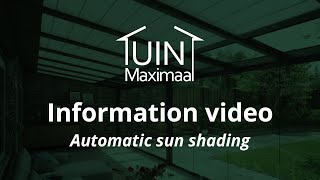 Information video sun shading  Tuinmaximaal [upl. by Didier]