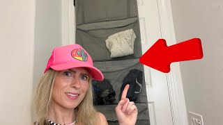 Real Life REVIEW of the Over Door Hanging Storage Piece [upl. by Ielhsa635]