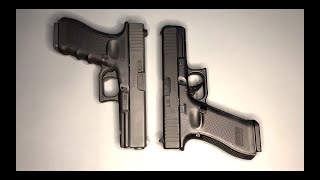 Glock 17 Gen 4 and Gen 5 Comparison [upl. by Elak]