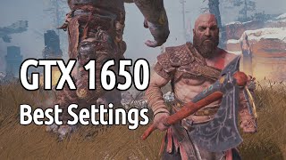 GTX 1650 4G6  God of War  Best Graphics Settings [upl. by Aleet735]