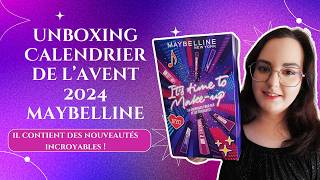 INCROYABLE le Calendrier de lavent MAYBELLINE France 2024  UNBONXING [upl. by Inoue]