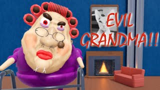 I ESCAPED EVIL GRANDMA  Roblox [upl. by Ailemrac664]