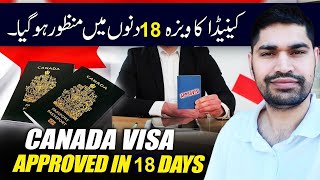 Canada Visitor Visa Approved in 18 Days 2024 [upl. by Annaer20]