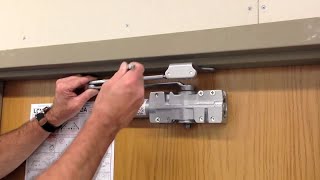 To install a hydraulic door closer within 3 minutes [upl. by Ordway931]