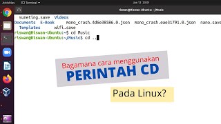 PERINTAH CD DI LINUX CARA PINDAH DIREKTORI DI LINUX [upl. by Rubliw286]