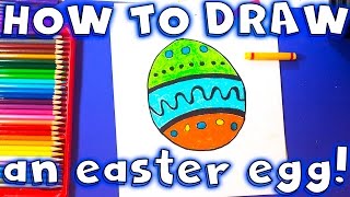 How to Draw an Easy Easter Egg [upl. by Ric]