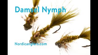 Fly tying quotDamsel nymphquot nymph Stepbystep tutorial [upl. by Royd55]