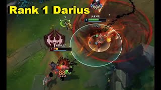 Rank 1 Darius  Dont Let Nasus Play the Game from Lv1 [upl. by Nerraj]