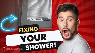 How To Fix Shower Screen Coming Away From Wall  UK PLUMBER [upl. by Oiceladni993]