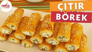 Çıtır Börek Tarifi  Peynirli Börek Tarifi [upl. by Karlise]