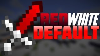 ZERO LAG Red and White Default themed PvP Texture Pack [upl. by Ahseyk721]