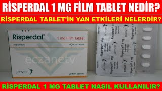 Risperdal 1 Mg Film Tablet Nedir Risperdal Tabletin Yan Etkisi Nedir Risperdal Nasıl Kullanılır [upl. by Bevin]