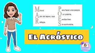 ✅ El Acróstico  Características Función Estructura y Tipos [upl. by Turro]