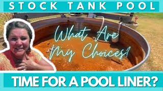 What To Do When Your Stock Tank Pool Gets Rusty What Choices Do You Have STOCK TANK POOL LINER [upl. by Natal343]