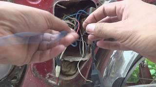 CDI Wiring How to wire a cdi how to convert a bike to cdi ignition system [upl. by Ymerrej]