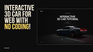 How to make a realtime Interactive 3D car with Spline [upl. by Ellehsal]