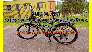 Corratec E Power X Vert Pro Plus modrá žlutá 2024 díl 2 Mé úpravy 4K [upl. by Ainesey634]