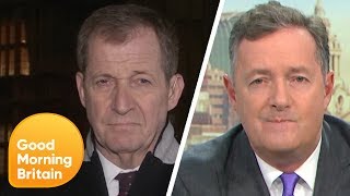 Alastair Campbell and Piers Row Over the Election Result  Good Morning Britain [upl. by Vudimir558]