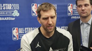 Dirk Nowitzki happy to have perfect AllStar finale [upl. by Eleonora702]