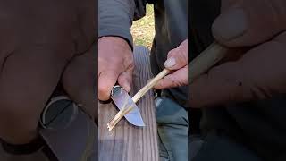 Opinel 12 Explore Survival knife test [upl. by Aiyot]