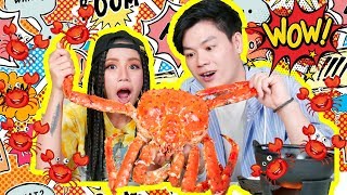 TEP BOPREK King crab ក្តាមយក្ស ឆ្ងាញ់សាហាវ [upl. by Kcid]