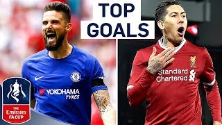 quotThats a Remarkable Goal  Giroud Aguero Firmino  The Top Goals from the Emirates FA Cup 1718 [upl. by Wald118]