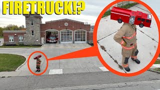 when your drone sees FireTruck Head at the Fire Station Dont stop Keep driving away Fast [upl. by Scharff]