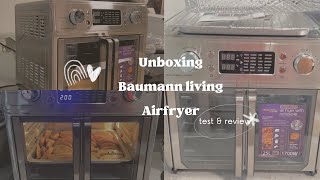 Unboxing our New Baumann Living AirfryerOven [upl. by Cosmo]