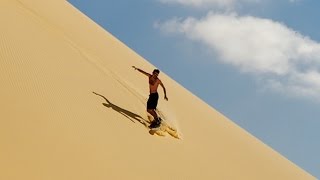 SANDBOARDING the SAHARA  The beginning episode 1 [upl. by Kayley]