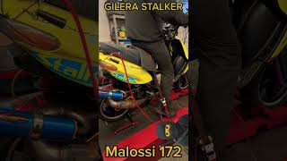 Gilera Stalker Malossi 172cc Dyno run 20HP [upl. by Makell734]