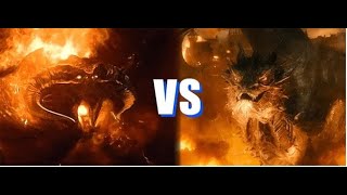 SMAUG VS BALROG The ULTIMATE battle of fire [upl. by Silva]