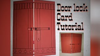 DIY  DOOR LOCK CARD TUTORIAL  Quality World [upl. by Chavey]