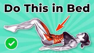 Burn Belly Fat While You Sleep  5 Easy Bed Exercises for 30Day Results [upl. by Kimon]