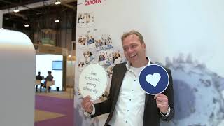 ECCMID 2018  QIAGEN booth tour with EricJan [upl. by Nylkaj]