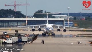 Ilyushin IL76 Departure│ILA 2014 Berlin Air Show [upl. by Ingles274]