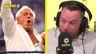 WOOO 🤣 Jamie OHara Does His BEST Rick Flair IMPRESSION After EDUCATING Jason Cundy On Wrestling [upl. by Nodyarg]