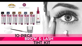 BERRYWELL BROW amp LASH TINT by Gold Cosmetics amp Supplies [upl. by Bruning852]