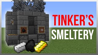 Minecraft 112 Redstone Tutorial  Tinkers Construct Smeltery [upl. by Ianahs]