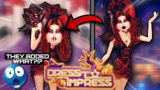 NEW Halloween Update In DRESS TO IMPRESS [upl. by Salba]