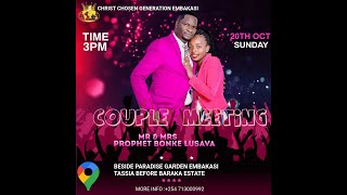 COUPLES METTING WITH PROPHET BONKE LUSAVATOPIC LOVE [upl. by Aillemac492]