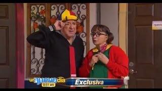 Kiko y la Chilindrina se reconcilian  Un Nuevo Día  Telemundo [upl. by Talanta]