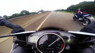 Yamaha R6 vs Suzuki GSXR 750  Dopeandmore [upl. by Nnazus936]