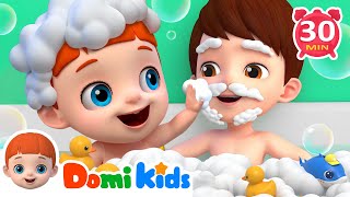 Take A Bath Now🧼Healthy Habit Songs More Baby Songs amp Nursery Rhymes  Educational Songs  Domikids [upl. by Elledoj814]