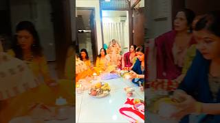 Mere piya Ki Umer Bhadhay Rakhna youtubeshort karwachauth song trending viralvideo group video [upl. by Giselbert561]