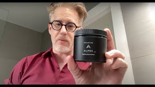 Johnny Slicks Black Label Alpha waterbased pomade unboxing [upl. by Etnahs]