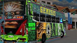 BUS SIMULATOR INDONESIAGENESIS FREE LIVERY ROAD TRIP [upl. by Cirad833]