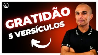 5 VERSÍCULOS SOBRE GRATIDÃO [upl. by Schramke]