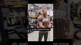 So easy a caveman could do it massenomics jujimufu barbell gym shoulders gymlife powerlifting [upl. by Okun]