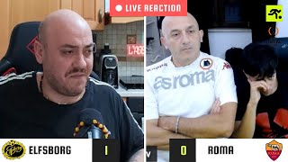 ELFSBORGROMA 10 LIVE REACTION  quotPARTITA IMBARAZZANTE VI DOVETE VERGOGNARE BASTAquot  TIFOSIAMO [upl. by Harty993]